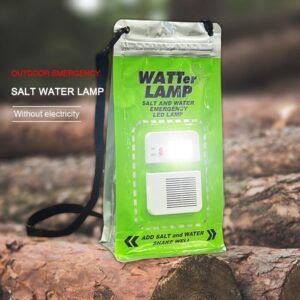 Outdoor Salt Water LED Lamp for Camping Night Fishing Lamp Waterproof Portable Energy Saving Emergency Lamp for Multi Scene
